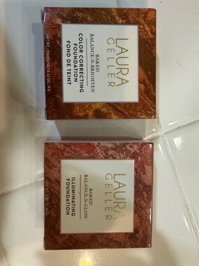 Laura Geller Baked n Balance and Glow Foundations